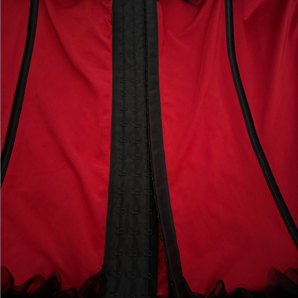 Torrid Red and Black Corset